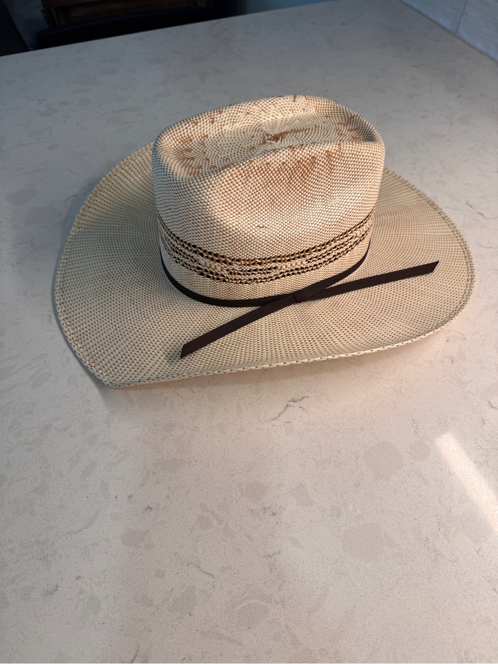 Twister Kids' Tan Bangora Straw Cowboy Hat